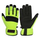ROBIN Lime Green - d�tsk� hasi�sk� rukavice vel. M